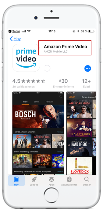 descargar amazon prime video